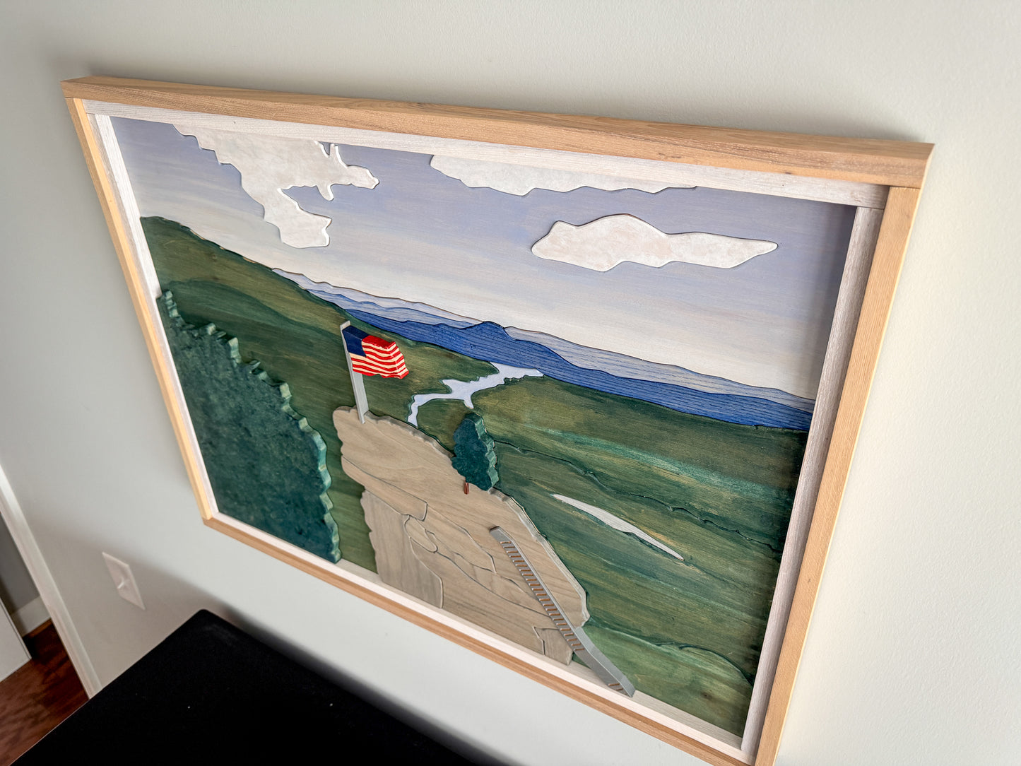 Chimney Rock State Park Wood Art – North Carolina Wood Wall Art – NC – North Carolina Strong – Chimney Rock Wood Wall Art