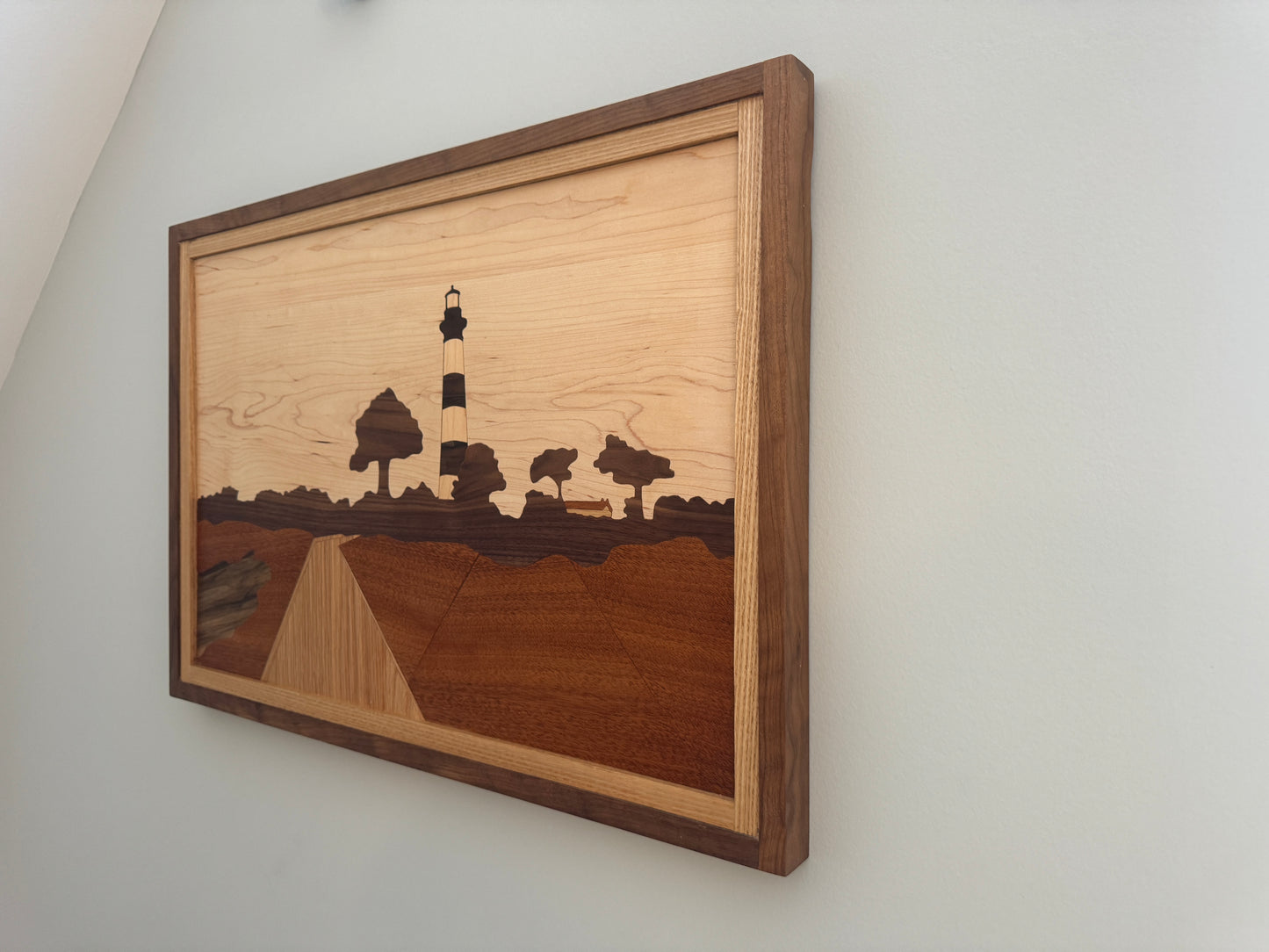 Bodie Island Lighthouse Wood Art – North Carolina Wood Wall Art – NC – North Carolina Strong – Lighthouse Wood Wall Art