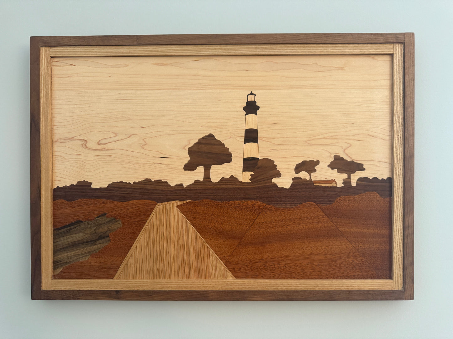 Bodie Island Lighthouse Wood Art – North Carolina Wood Wall Art – NC – North Carolina Strong – Lighthouse Wood Wall Art
