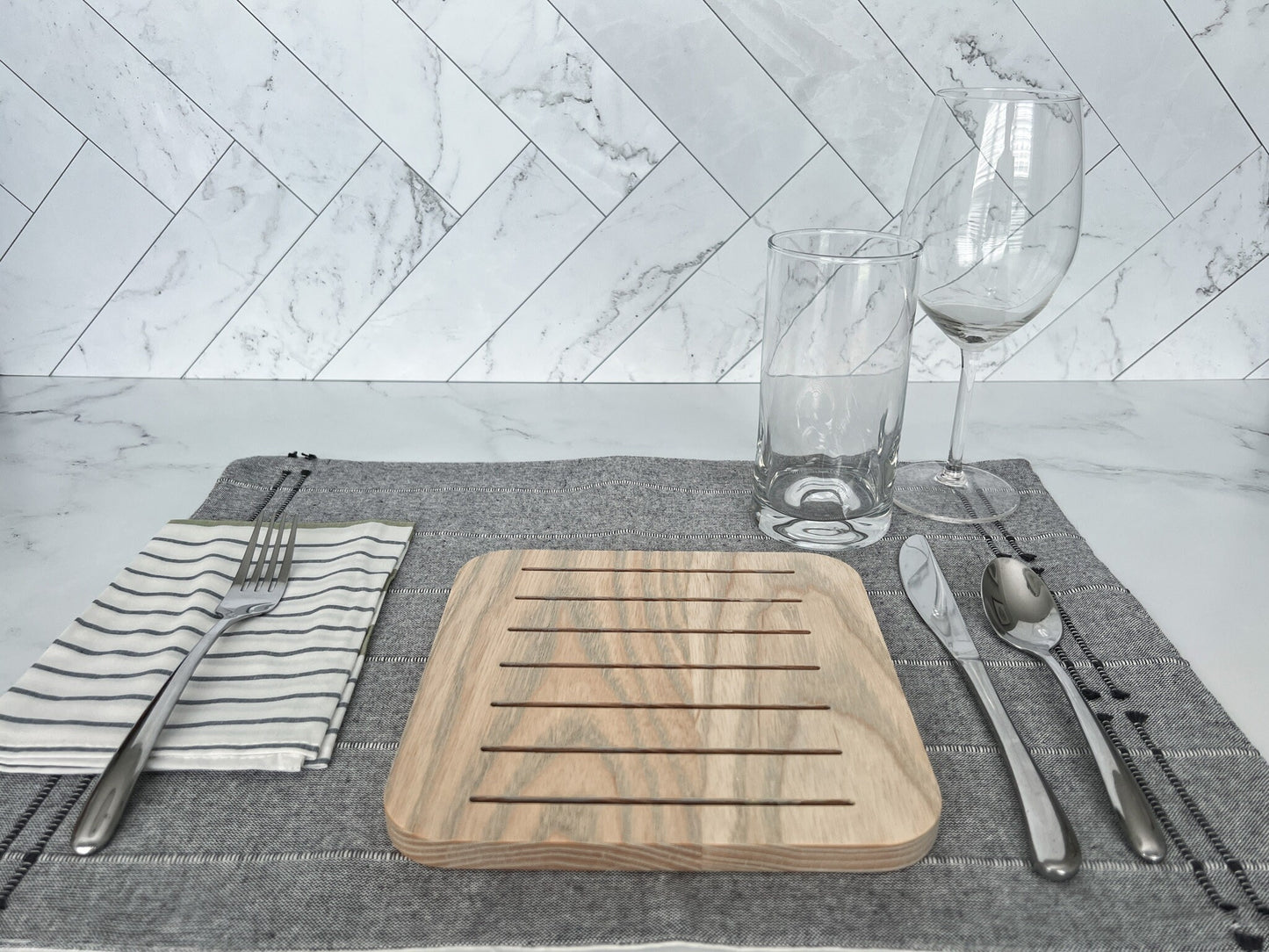 Standard Wooden Trivet, Serving Tray, Wood Trivet for Dining Table, Dining Accessories, Wood Gifts, Hot Tray, Pot Holder
