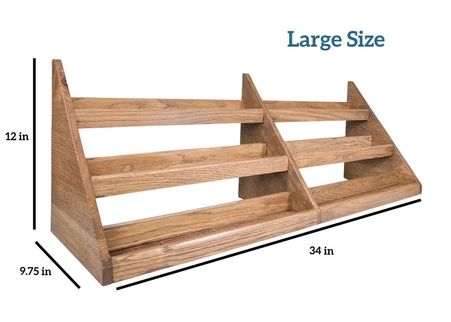 Wood Spice Rack – Spice Storage – Spice Shelf – Spice Jar Organization