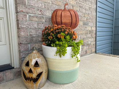 3D Pumpkin – African Mahogany Pumpkin – Pumpkin Fall Decor – Pumpkin Yard Art – Pumpkin Wall Art – Wood Decor – Wood Art