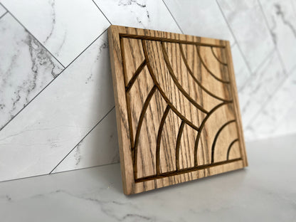 Wooden Trivet for Hot Plates