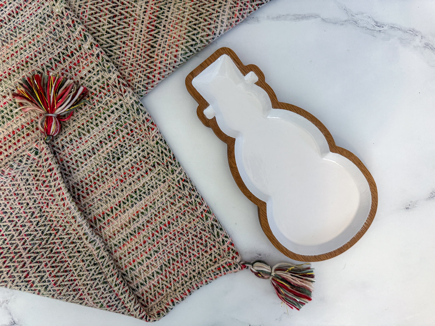 Christmas Trays – Wood Trays – Winter Decor – Wood Decor – Wood Christmas Decor – Snowman Tray – Holiday Décor – Christmas Décor – Christmas Tree Tray – Star Tray - Enameled Tray