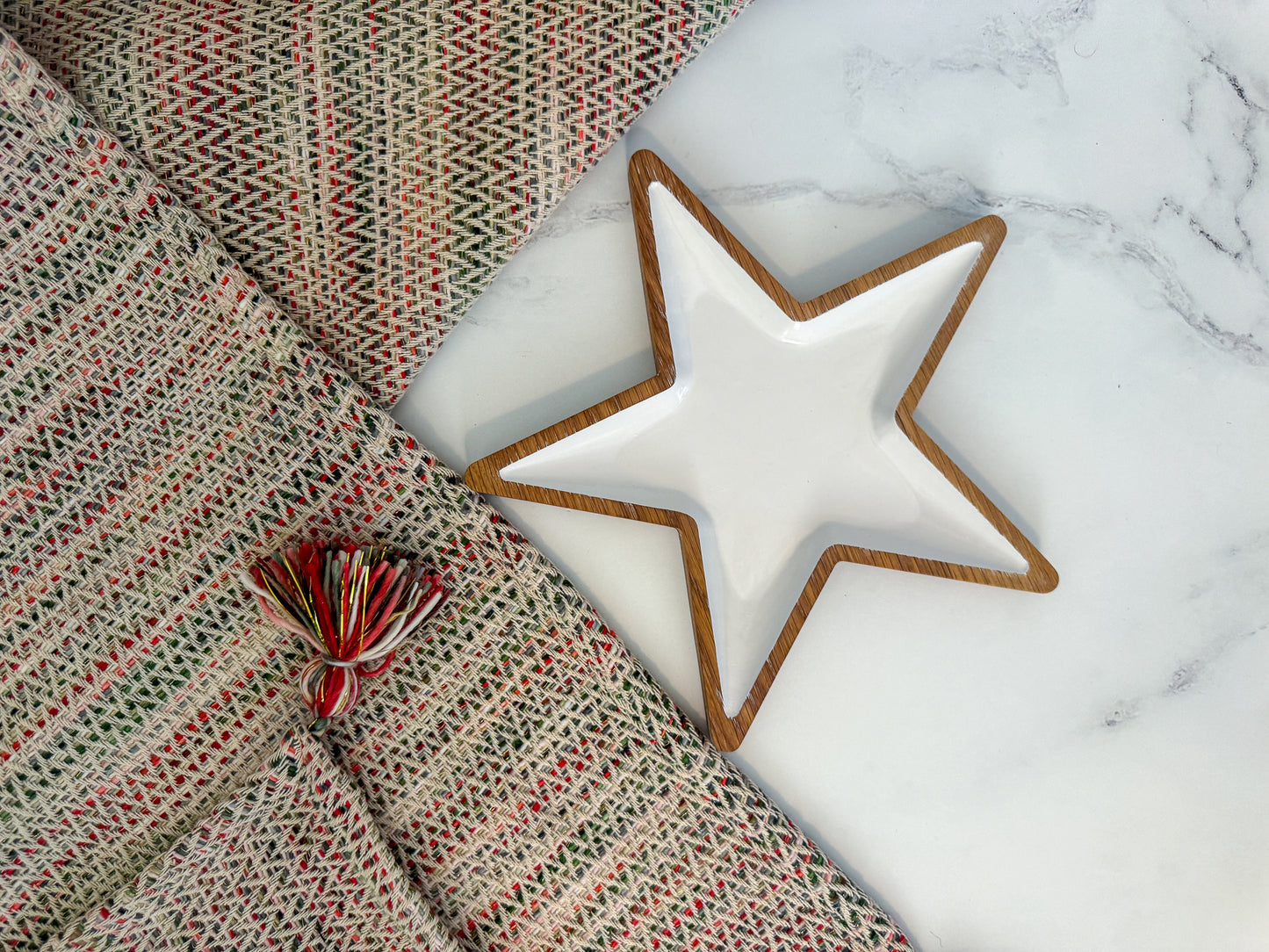 Christmas Trays – Wood Trays – Winter Decor – Wood Decor – Wood Christmas Decor – Snowman Tray – Holiday Décor – Christmas Décor – Christmas Tree Tray – Star Tray - Enameled Tray