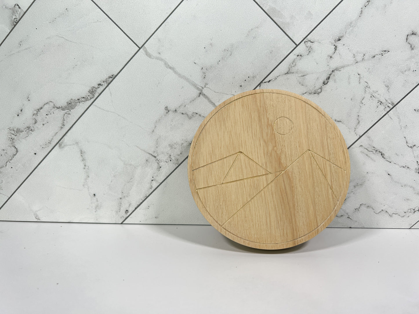 Carved Wood Coasters – Many Color Options – Mountain Coaster – Geometric Coaster – Ocean Coaster – Coaster Sets – Coaster Designs