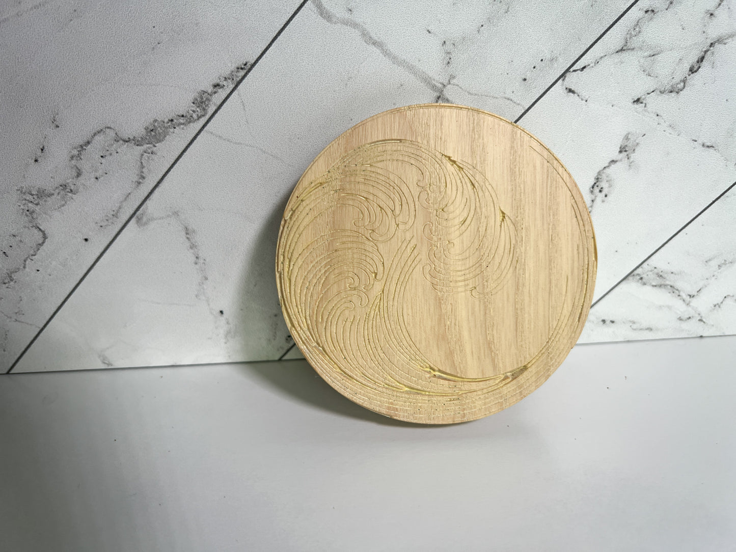 Carved Wood Coasters – Many Color Options – Mountain Coaster – Geometric Coaster – Ocean Coaster – Coaster Sets – Coaster Designs
