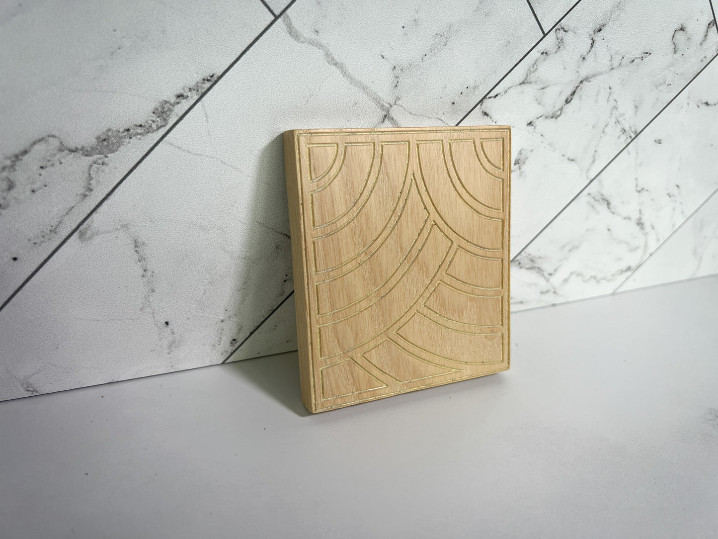 Carved Wood Coasters – Many Color Options – Mountain Coaster – Geometric Coaster – Ocean Coaster – Coaster Sets – Coaster Designs