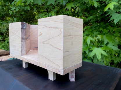 Wood Cocktail Napkin Holders — Walnut and Hard Maple — Ships Now