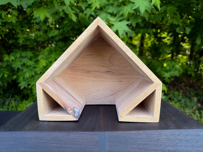 Wood Cocktail Napkin Holders — Walnut and Hard Maple — Ships Now