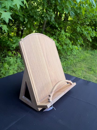 Wood Cookbook Holder — In Stock, Ships Now