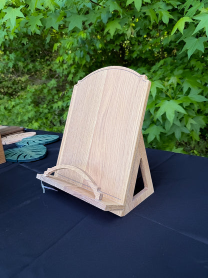 Wood Cookbook Holder — In Stock, Ships Now