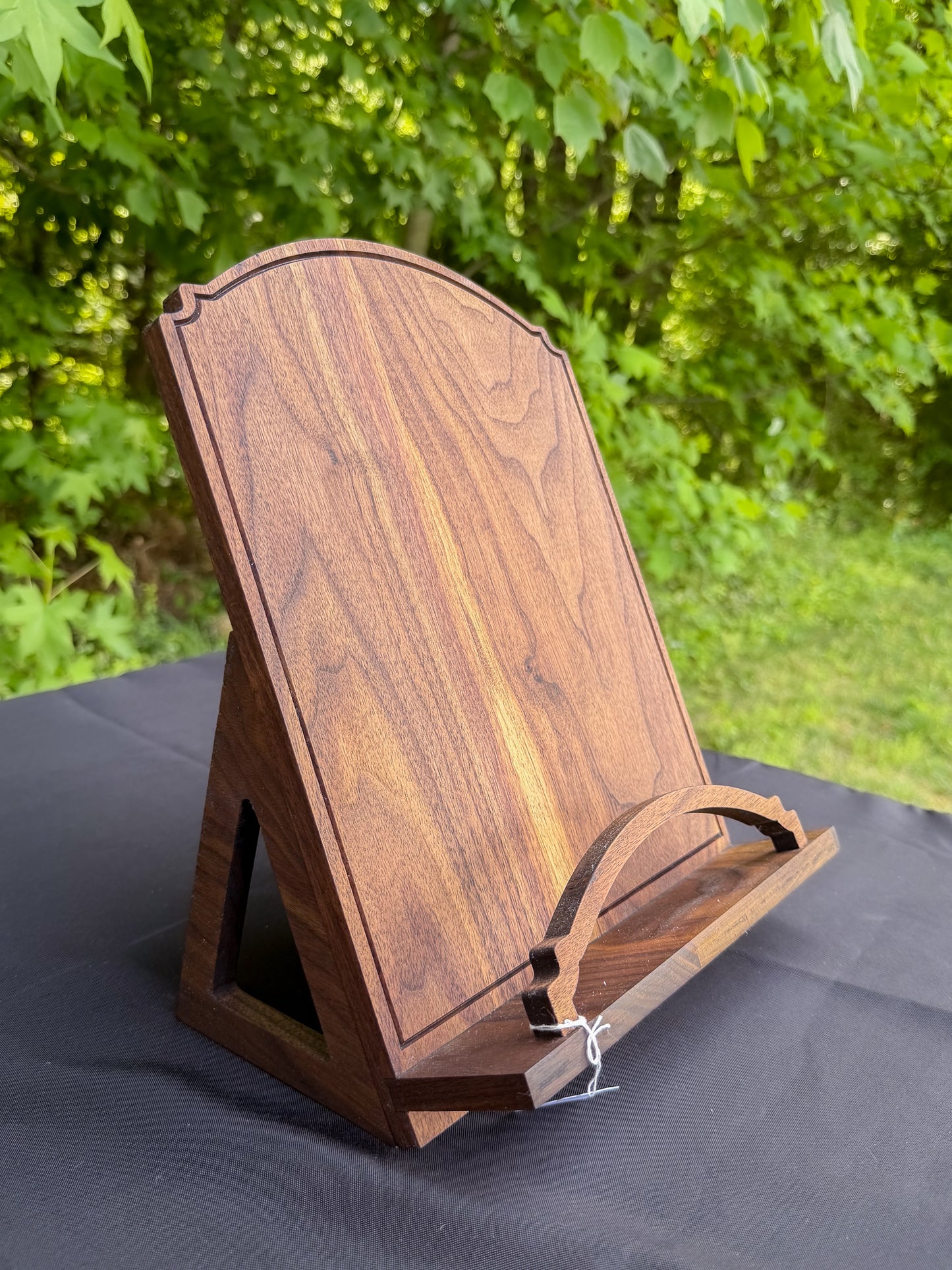 Wood Cookbook Holder — In Stock, Ships Now