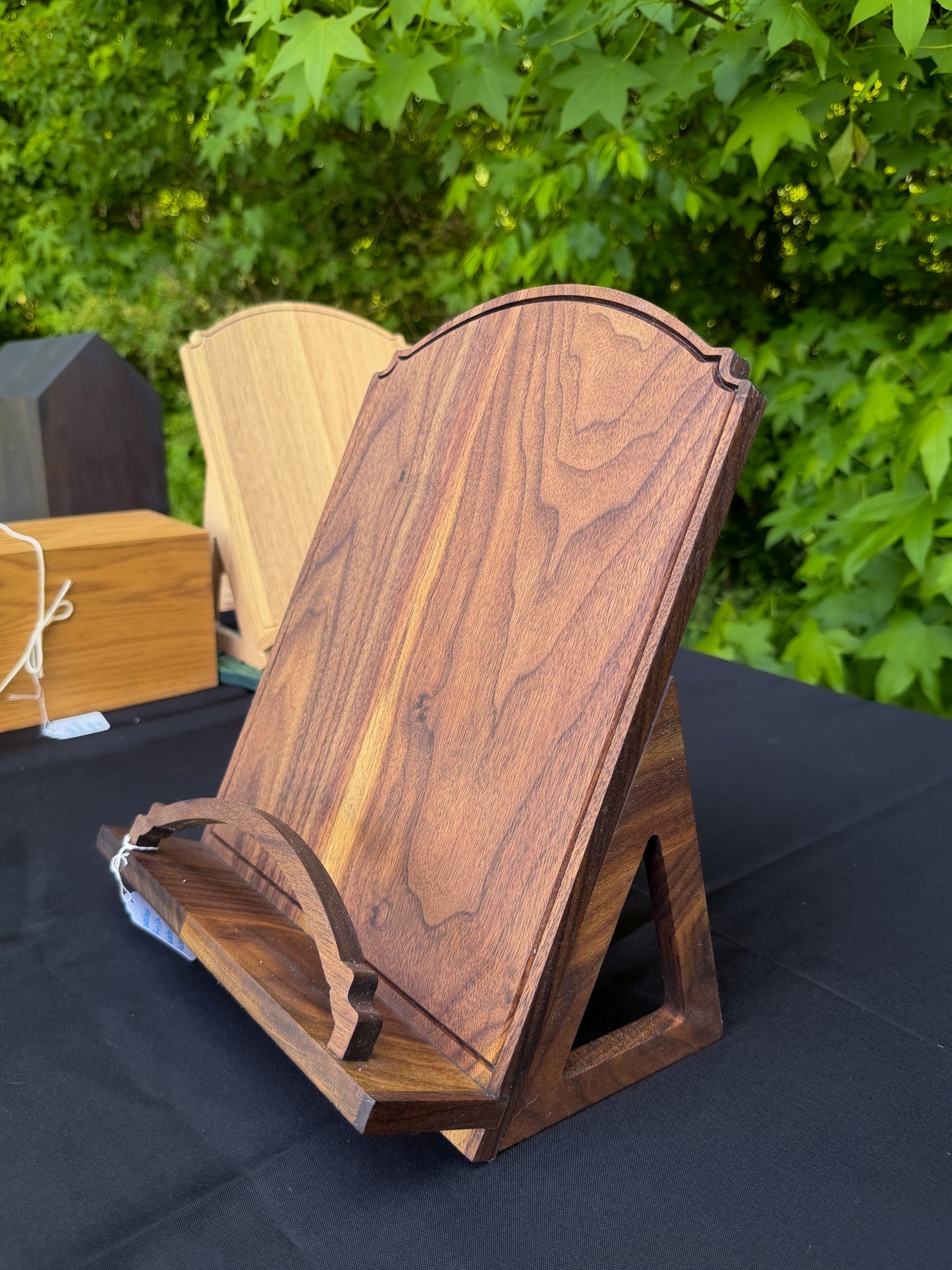 Wood Cookbook Holder — In Stock, Ships Now
