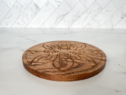 Wooden Trivet for Hot Plates