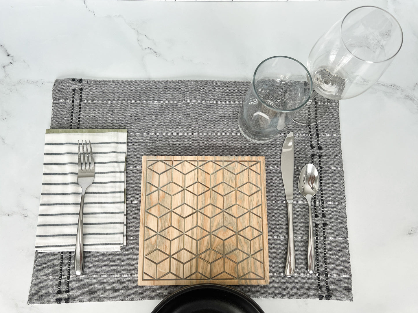 Wooden Trivet for Hot Plates