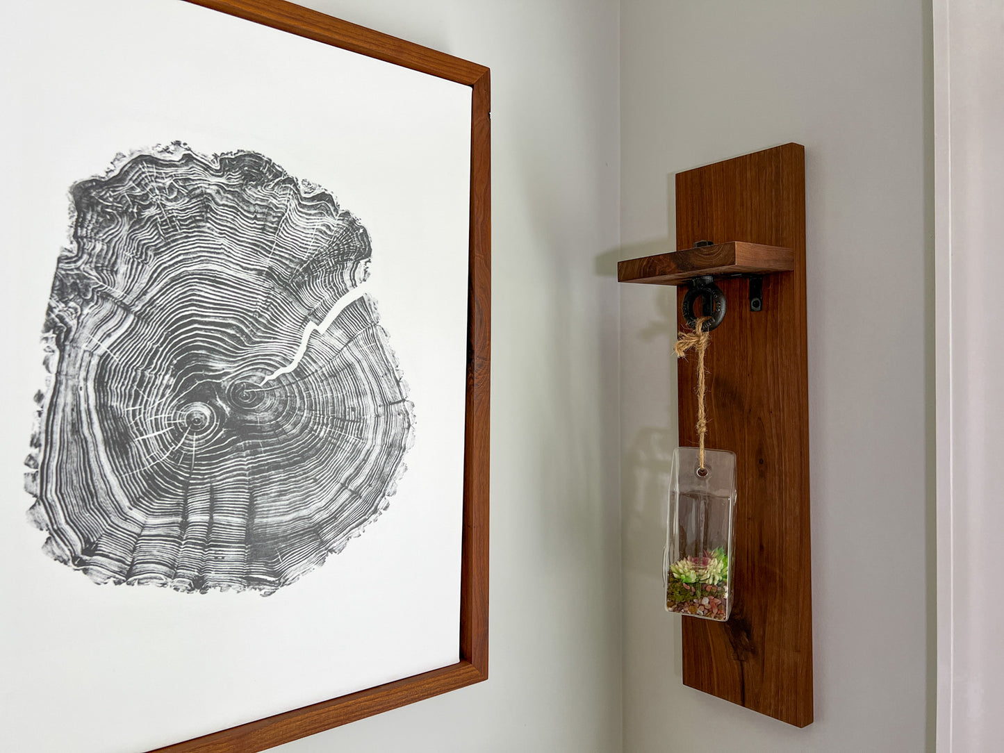 Wood Hanging Succulent Holder — In Stock, Ships Now