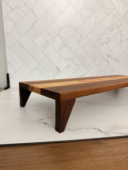 Chevron Wood Table Riser — In Stock, Ships Now