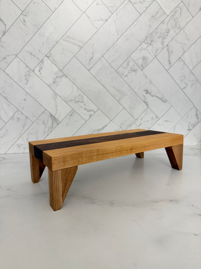 Chevron Wood Table Riser — In Stock, Ships Now