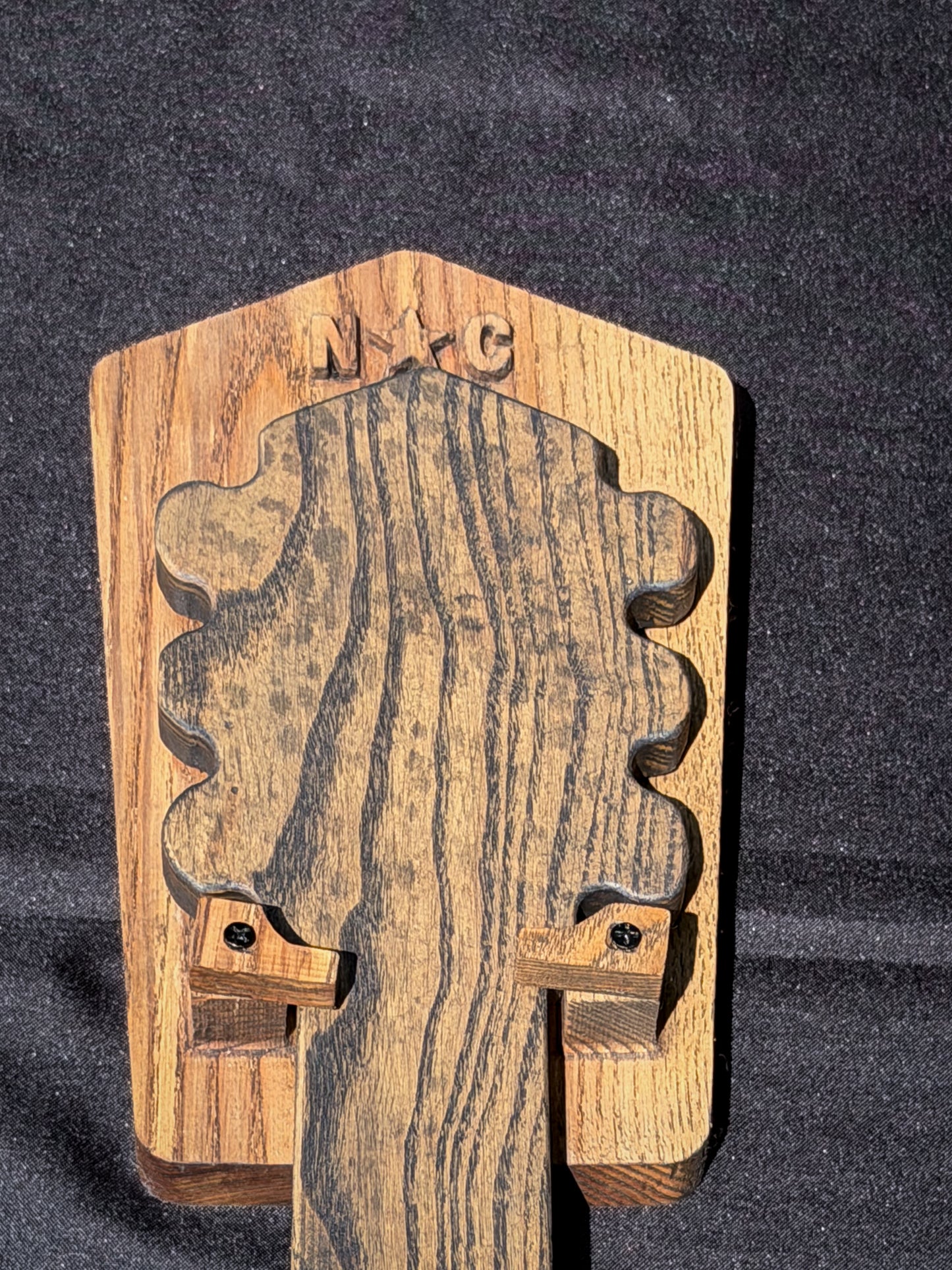 North Carolina-Inspired Wood Art Guitar - In Stock, Ships Now