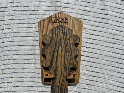North Carolina-Inspired Wood Art Guitar