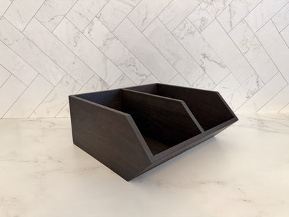 Wood Pantry Cubbies | Snack Bins