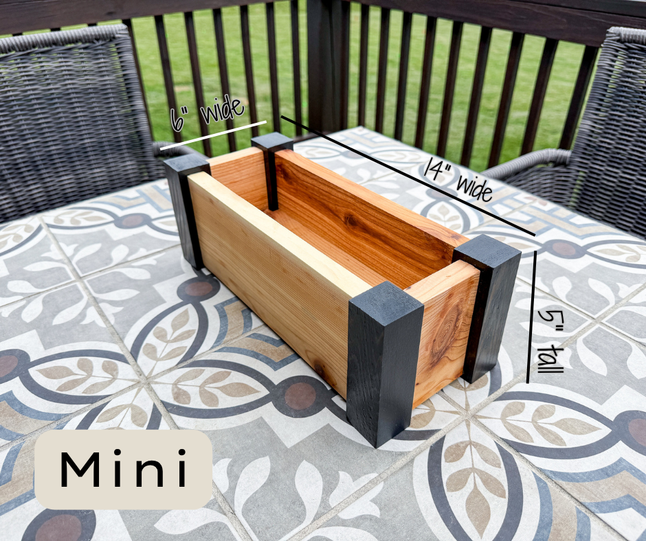 Premium Cedar Raised Garden Bed | Easy to Assemble | Durable Wooden Planter Box for Gardening | 4 Sizes