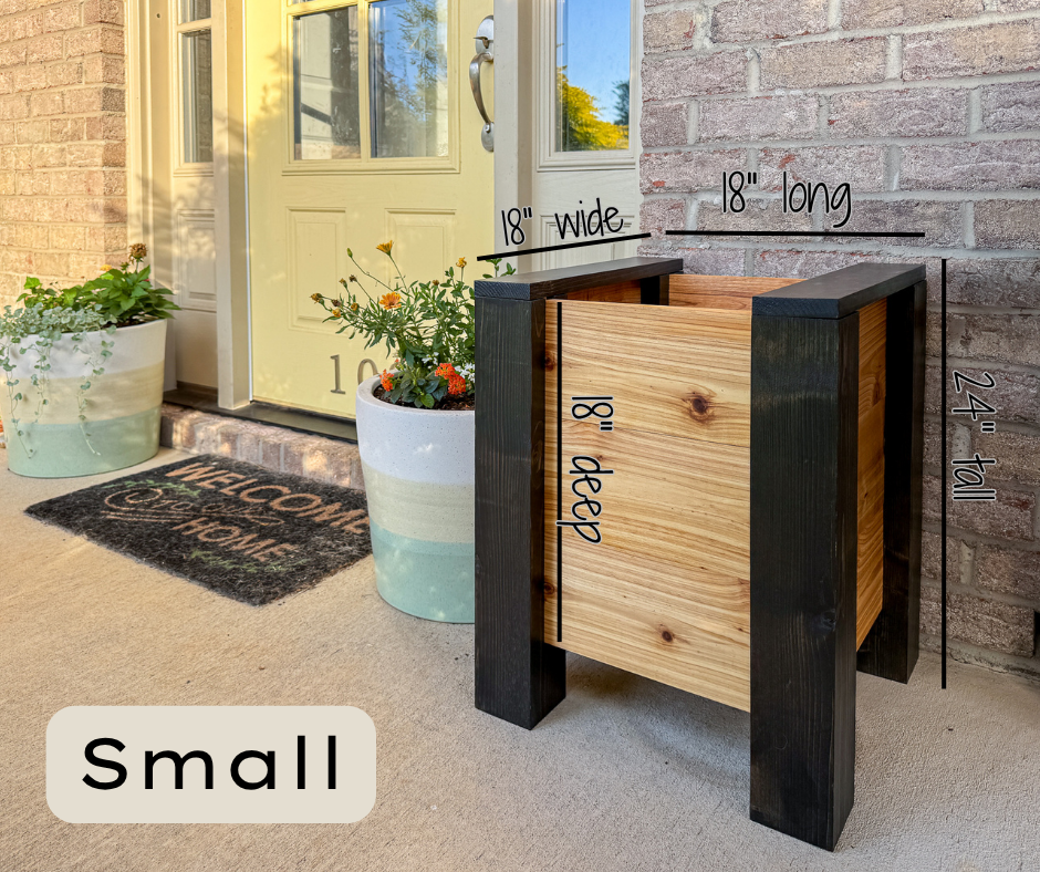 Premium Cedar Raised Garden Bed | Easy to Assemble | Durable Wooden Planter Box for Gardening | 4 Sizes