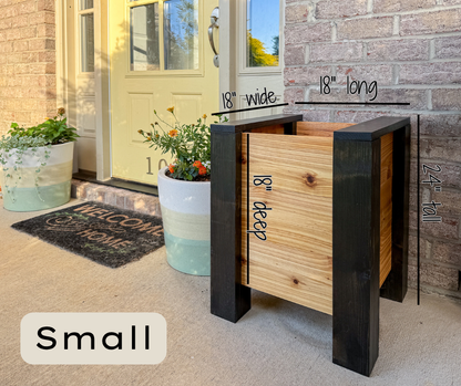 Premium Cedar Raised Garden Bed | Easy to Assemble | Durable Wooden Planter Box for Gardening | 4 Sizes