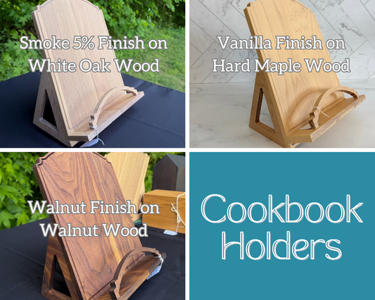 Wood Cookbook Holder — In Stock, Ships Now
