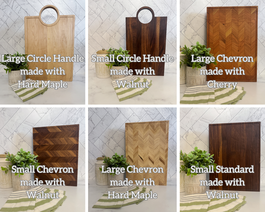 Wood Cutting Board — In Stock, Ships Now