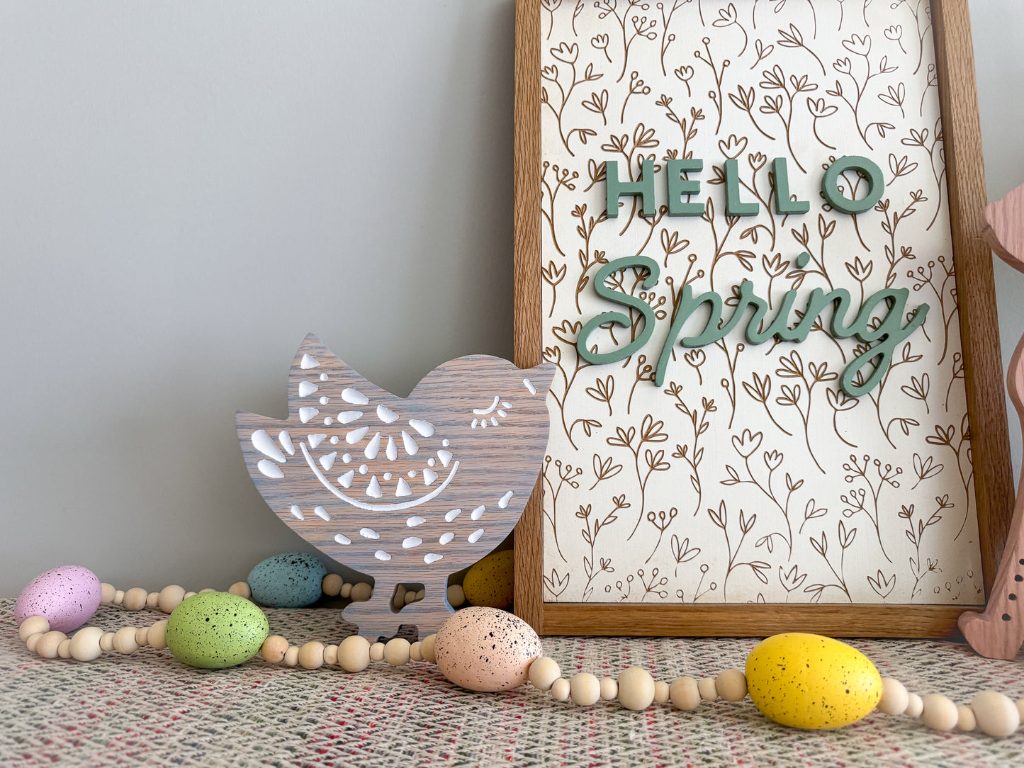 Nordic Bird – 3D Bird Wood Art – Easter Bird – Spring Decor – Easter Wood Decor – Spring Wood Decoration – Scandinavian Bird – Swedish Bird