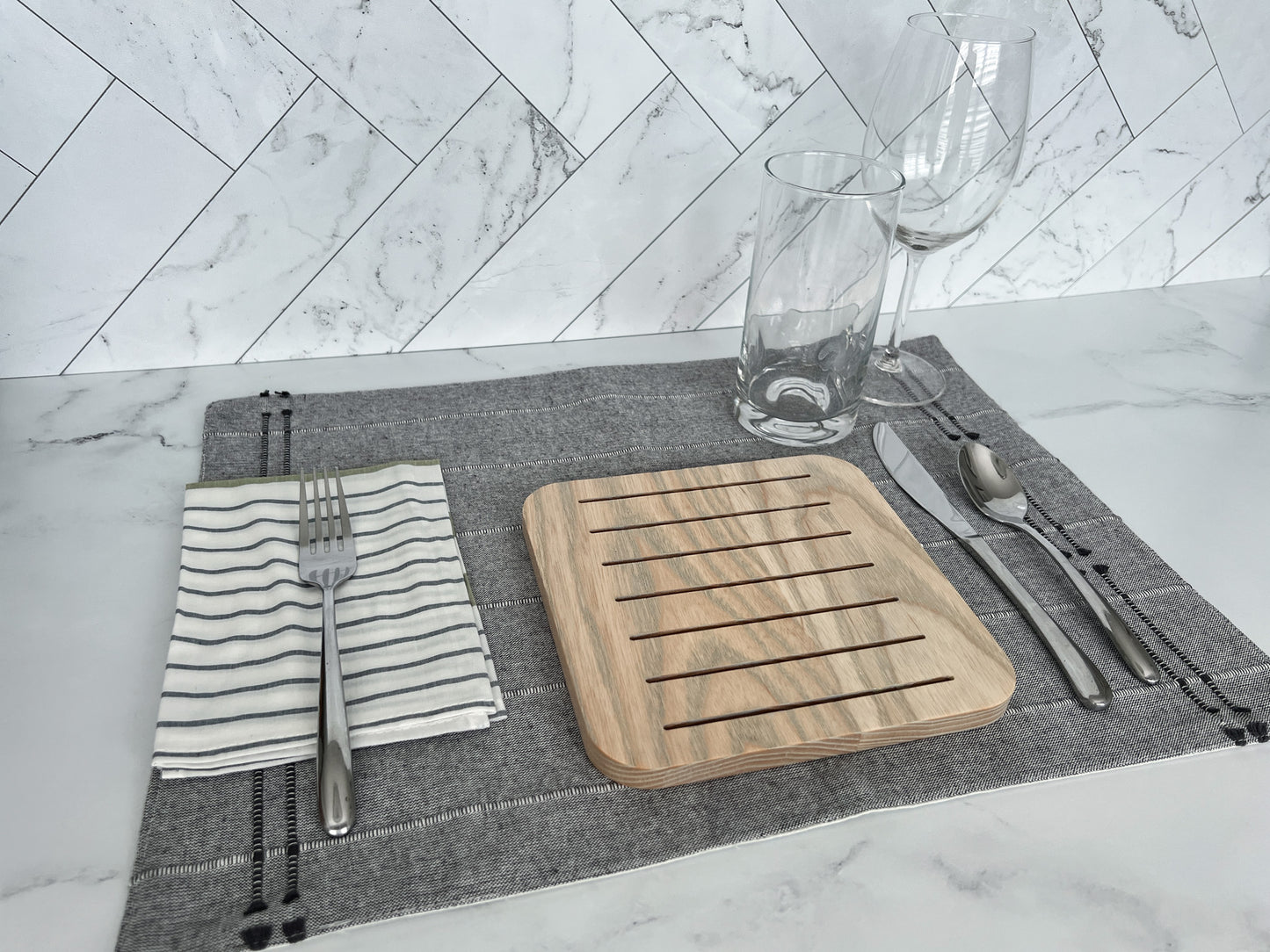 Wooden Trivet for Hot Plates