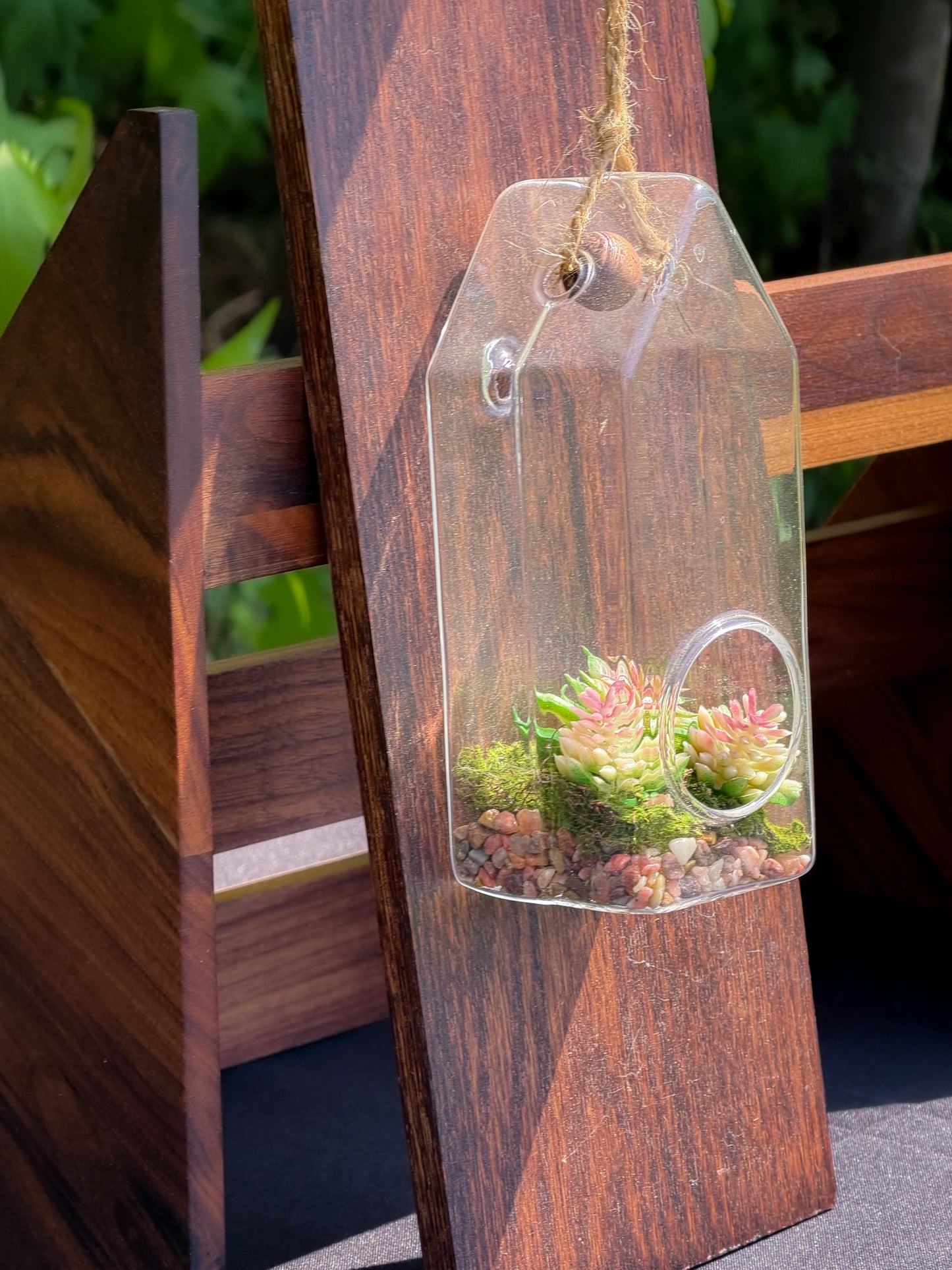 Wood Hanging Succulent Holder — In Stock, Ships Now