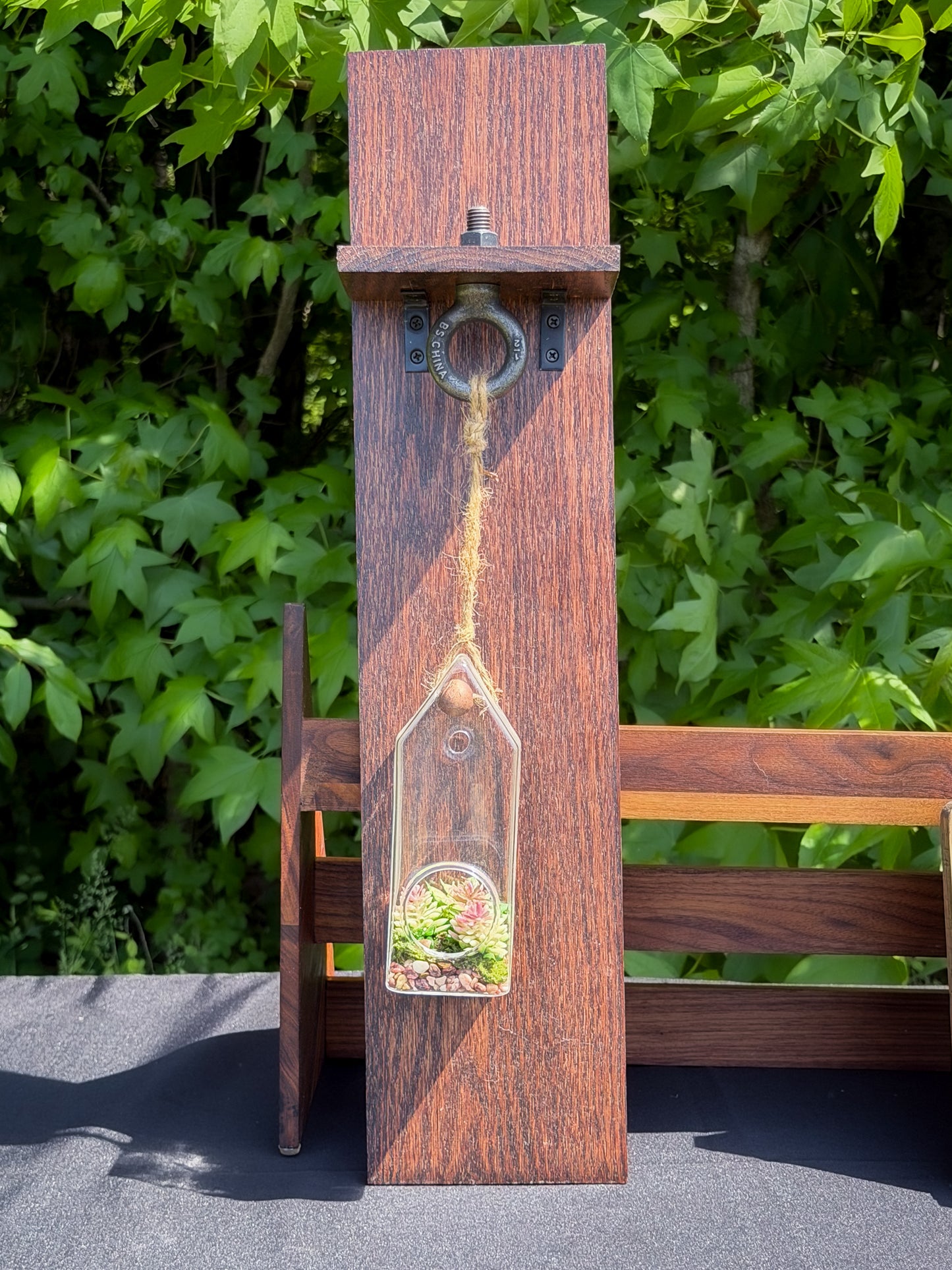 Wood Hanging Succulent Holder — In Stock, Ships Now