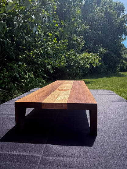 Chevron Wood Table Riser — In Stock, Ships Now