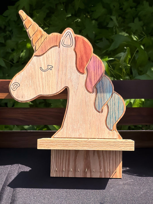 Unicorn Jewelry Holder with Shelf — In Stock, Ships Now